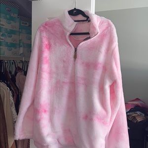 Pink Tie Dye Pullover